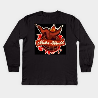 Nuka-World (dark) Kids Long Sleeve T-Shirt